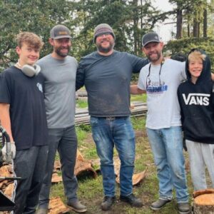 San Juan Island Brewing Co Helping with Firewood Island Neighbors