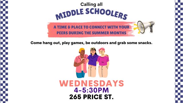 Middle School Summer Hangout